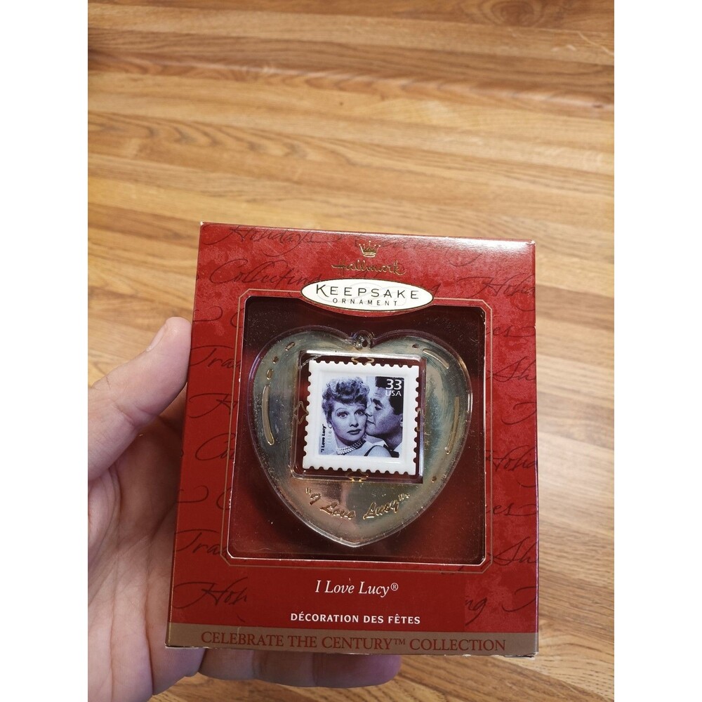 1999 Hallmark Keepsake Ornament I Love Lucy Stamp Ornament